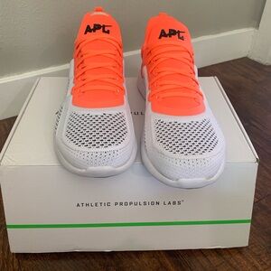 APL TechLoom Tracer Orange Sneakers